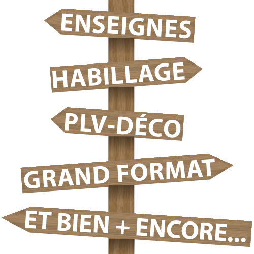 Habillage, PLV, déco